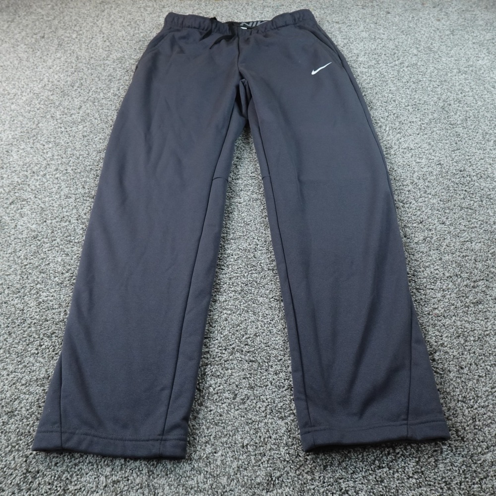 Nike Sweatpants Mens L Gray Therma FIT Jogger Drawstring Athletic Workout Pants